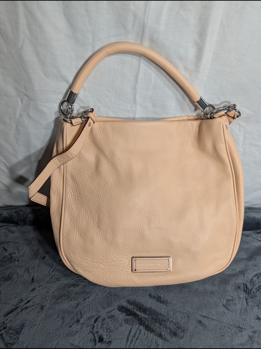 Marc By Marc Jacobs Peach Leather Shoulder Bag